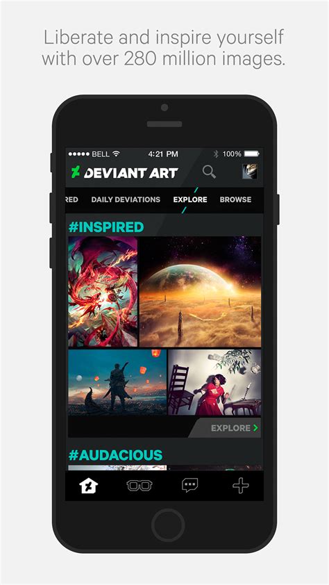How to use the DeviantArt Mobile App.